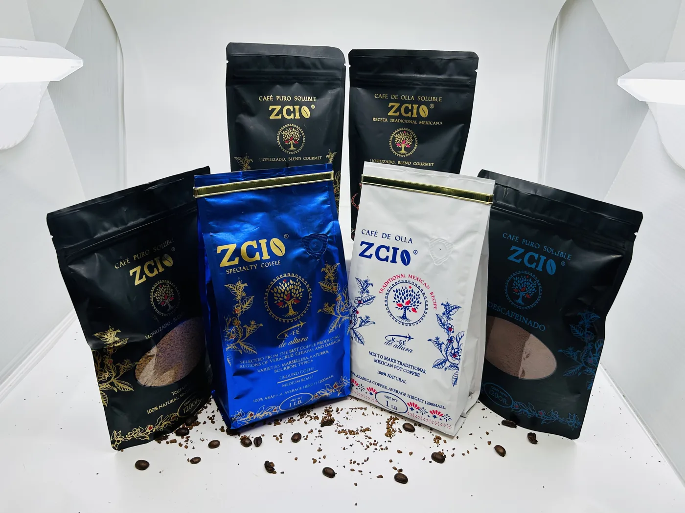 Presentaciones ZCIO sobre fondo claro